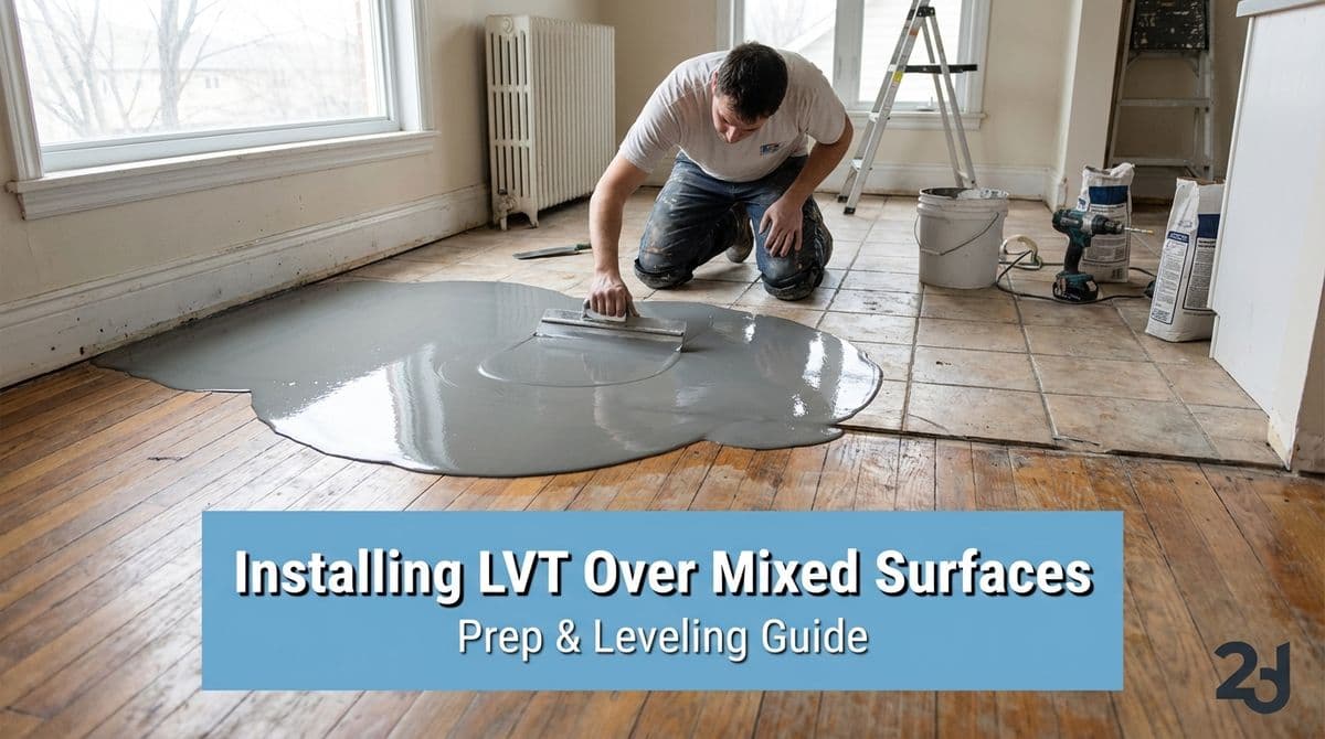 Blog post Installing LVT Over Mixed Surfaces: Prep & Leveling Guide image