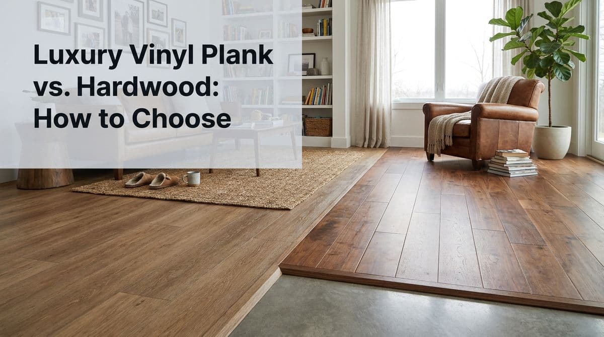Featured post - Luxury Vinyl Plank vs. Hardwood: How to Choose